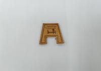 Coudre sur les vêtements patchs en cuir authentique Logo en relief pour le vêtement