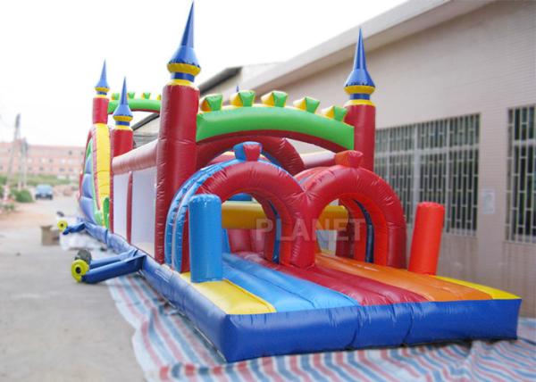 Casa inflável adulta do salto do desafio do curso de obstáculo dos jogos engraçados do esporte