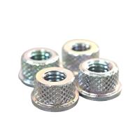 Industrie des aliments et des boissons DIN Standard Blanc Zinc Flange Noix du pouce avec conception personnalisée