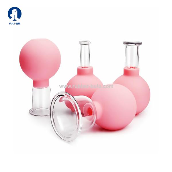 4pcs/set Strong Suction Silicone Body Massager Vacuum Cupping Cups Anti Cellulite Vacuum Cans Cupping Cup Massage Relax
