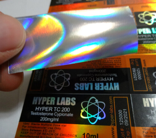 Lab Pharmaceutical vial 10ml Hologram Labels And Boxes Customized