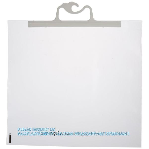 Hanging Storage Bags, 10-Pack Of 12 X 9-Inch Clear Plastic Bags For Classroom, Library, And Pharmacy Use