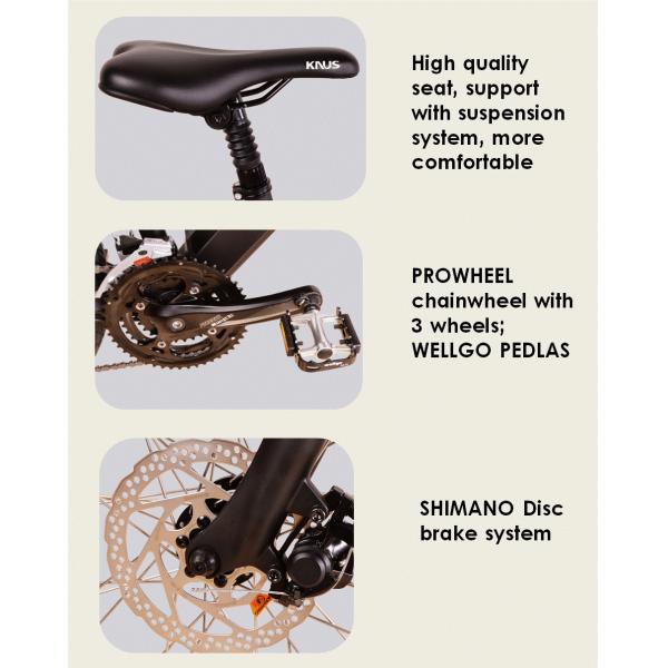 25km/H 350 Watt Electric Motorized Mountain Bike 700C MTB Tire