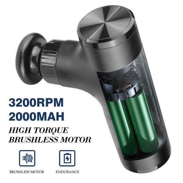 Dropshipping Portable 10mm Powerful Pocket Mini Massage Gun with Case