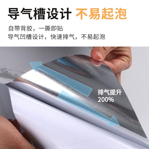 Vinyl PVC Marble Wallpaper 10m Adhesive Marble Wallpaper High Temperature Resistant