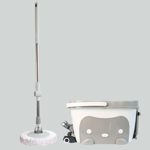 Easy Cleaning Hand Press Swivel Mop And Bucket Microfiber Magic Mop With Bucket