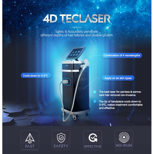 ADSS 755nm/808nm/940nm/1064nm Multiwaves Diode Laser Hair Removal Machine