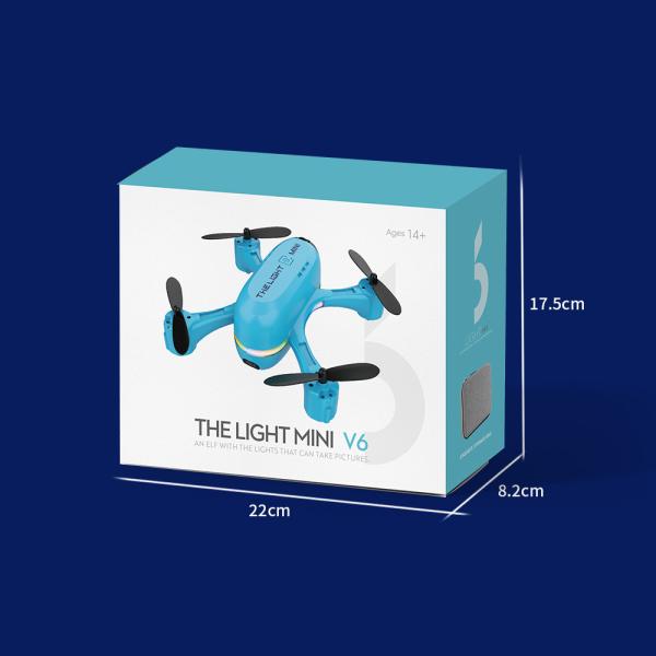 V6 Drone controlado por telefone móvel de longa duração 4k Gimbal Drone