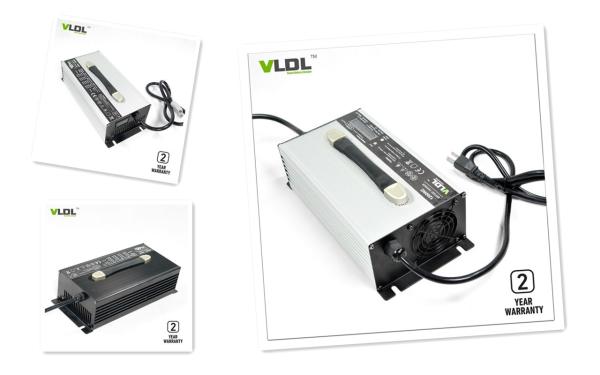 Intelligent 35A 48 Volt Lithium Battery Charger DC Output Isolated From AC Input