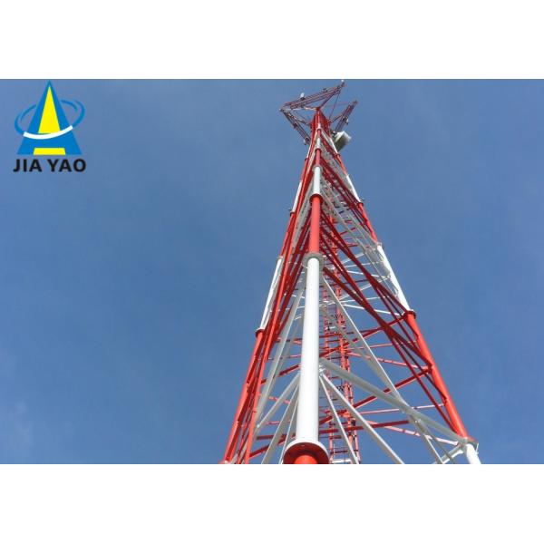 3 Leg 60 Degree Telecom Triangular Lattice Tower Self Supporting Communication Angle Steel Tower