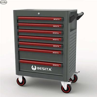 Grey 7 Drawer Tool Set Trolley 365pcs Customized For Automobile Repairing