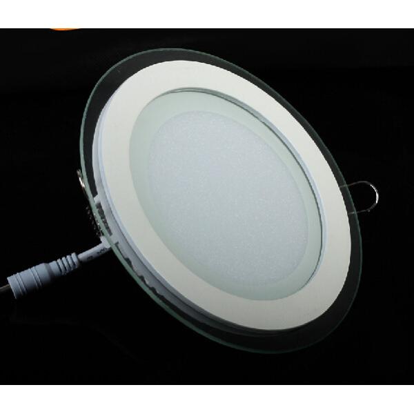 LED Panel Light with Glass Panel Lighting led down lamp 15W aluminum white housing