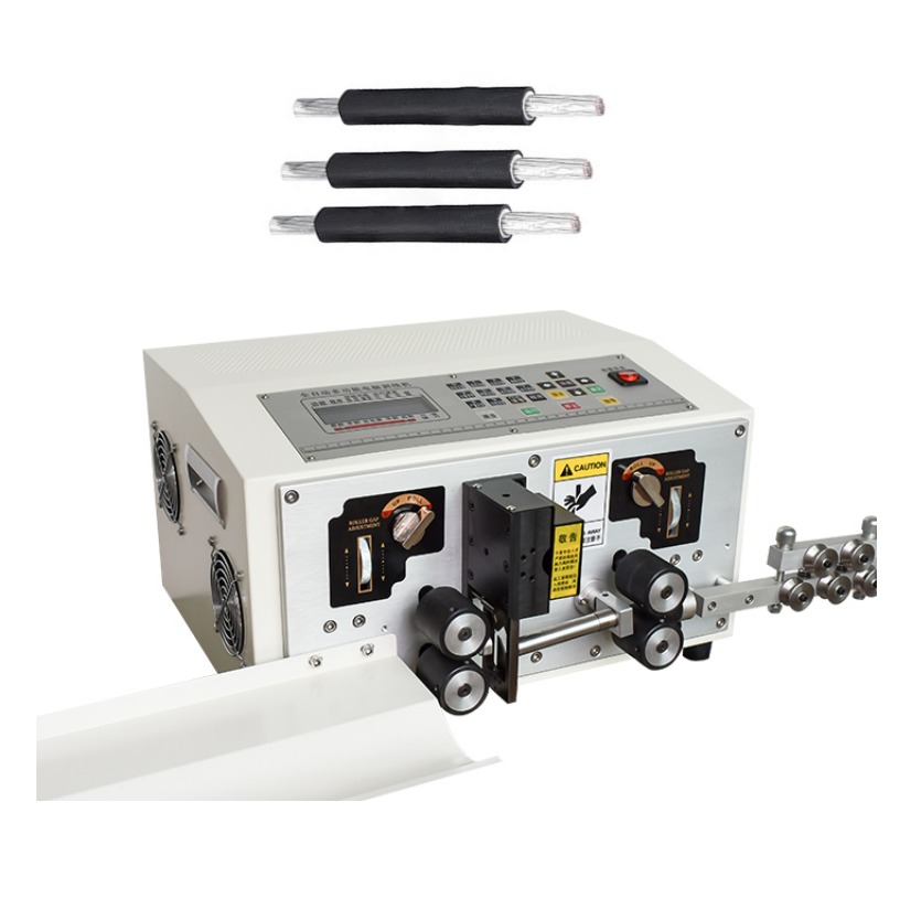 HQ Automatic Cable Wire Strip and Cutting Machine Small Diameter 1.5mm²-16mm² Mini Size Produce Machinery Factory Support Price
