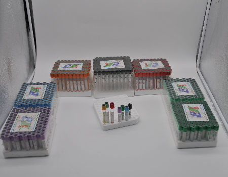 ESR Test Disposable Rubber Stopper Vacuum Blood Collection Tubes 1 - 10ml