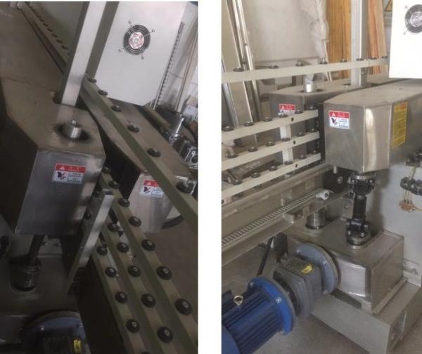 Máquina de moldagem de vidro Tipo de linha reta vertical 9 Cabeça de moagem com certificado CE