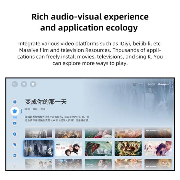 240V HD 4k Projector Black 4k Movie Projector Lenovo H6 Sealed Optical Machine