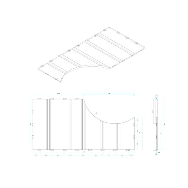 Потолочные решетки из нержавеющей стали коммерческого класса для розничных магазинов