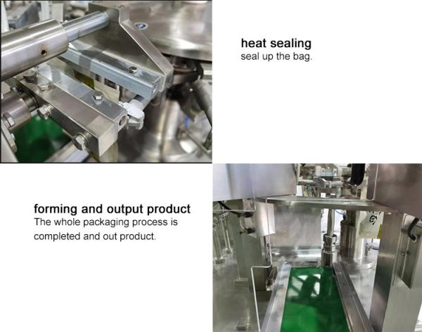 Máquina de embalagem de alimentos para animais de estimação 304/316 de aço inoxidável