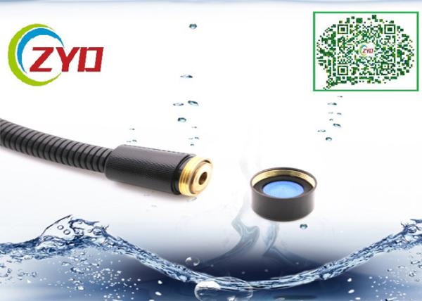 Black Color Painting Toilet Bathroom Shower Hose With Wall Bracket And 1/2-3/4 Converted Screw