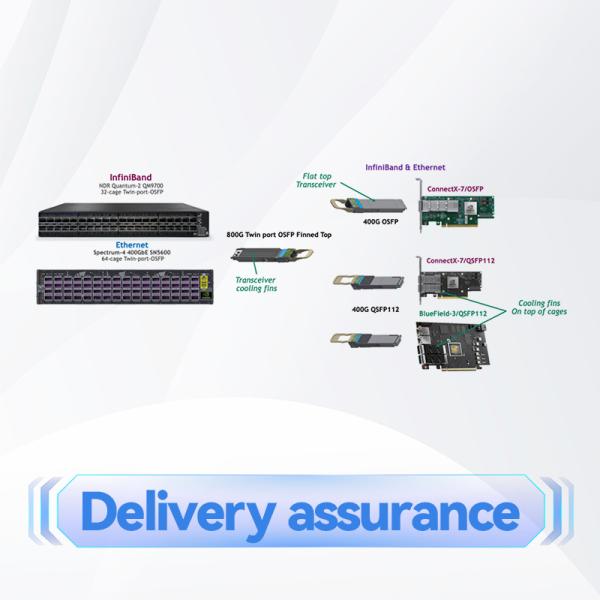 Mellanox OSFP Optical Transceiver 800Gb/s 2xSR4 with 850nm Wavelength and MPO-12/APC Connectors MMA4Z00-NS