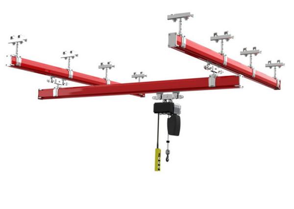 Guindaste de 1 toneladas da capacidade da luz de Kbk da suspensão de 2 Ton Pendant Control Single Girder