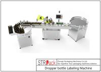 Máquina etiquetadora de botellas redondas de jugo STL-A 200pcs/min