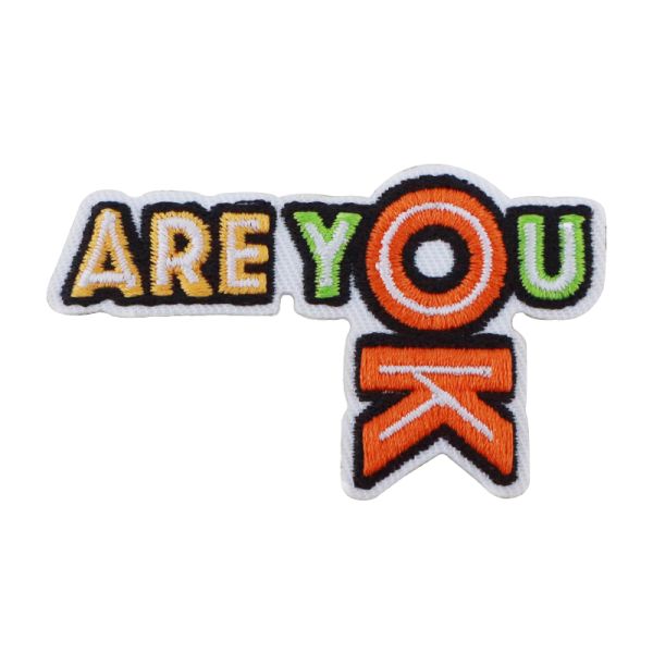 Custom Embroidered Patch with Hook and Loop Backing - 