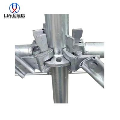 Hot Dip Galvanized Steel Scaffolding Parts Tray Buckle Feet Adjustable 40*2.0