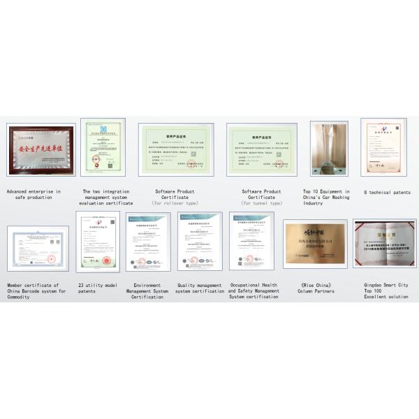 Lavadora de automóviles sin contacto con diseño de doble brazo