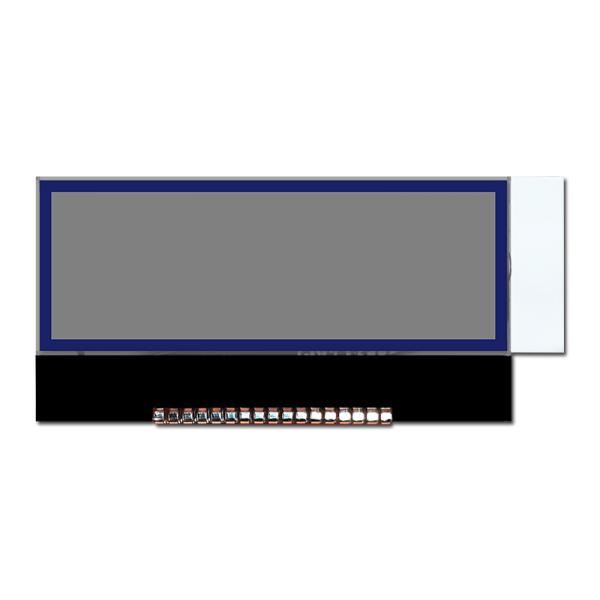 affichage à cristaux liquides de DENT du caractère 2X16 | STN+ Gray Display With No Backlight | ST7032I/HTG1602F