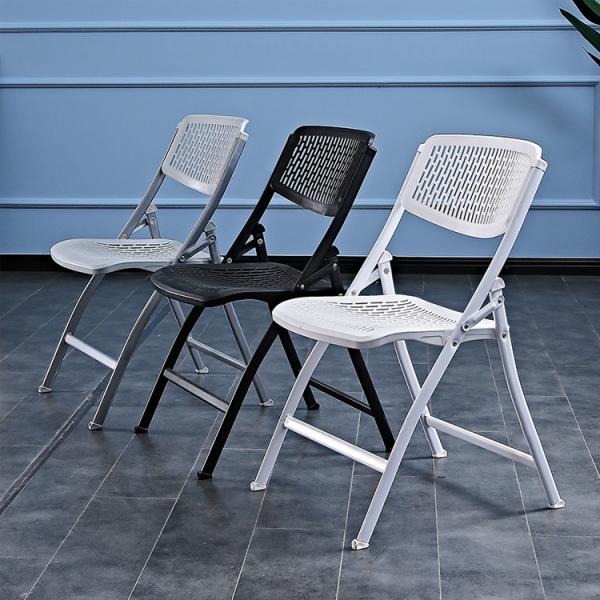 Foldable White Metal Plastic Stackable Chairs for Outdoor Hotel Garden Party Banquet Events