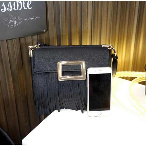 Korean Harajuku retro simplicity Messenger fringed bags small shoulder bag woman female