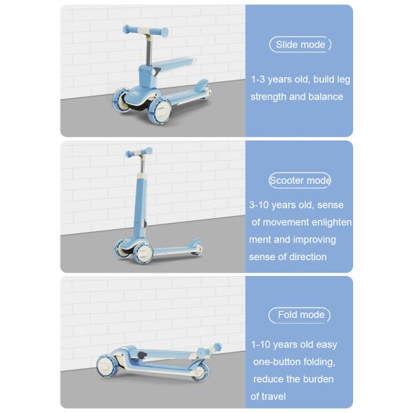 OEM ODM Kids Small Volume Foldable Kick Scooter For Gifts