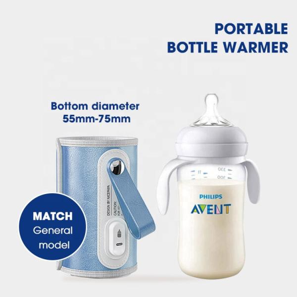 Travel Thermostat Portable Travel Bottle Warmer Adjustable For 0 - 12 Months