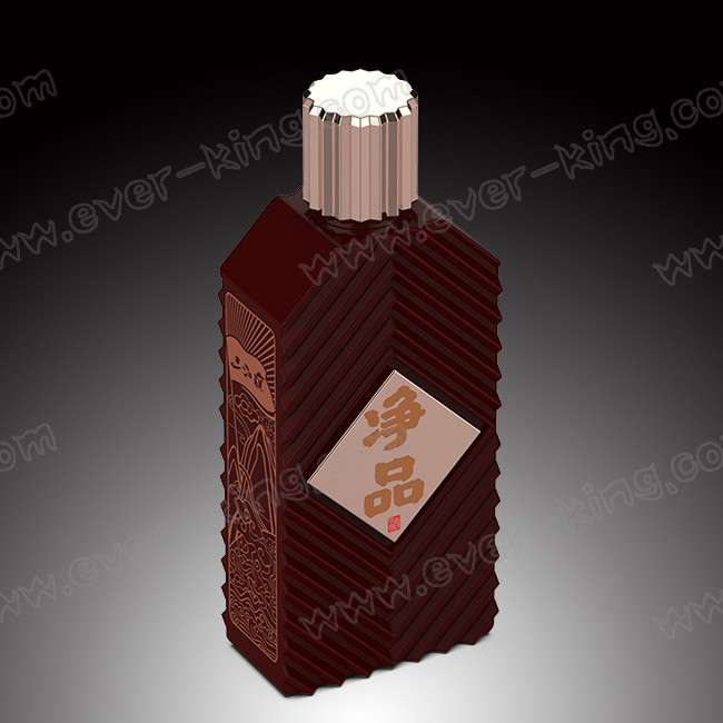 Подгонянная бутылка пустое 700ml нового напитка ликера стиля стеклянная
