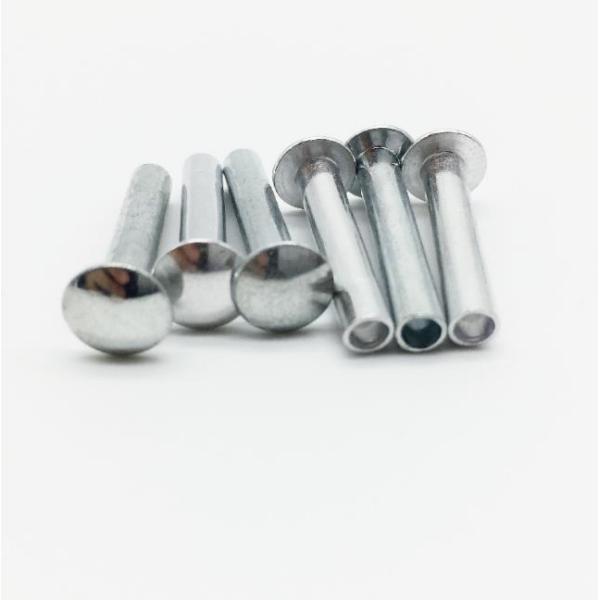 Заклепки Semi неубедительной стороны металла заклепки утюга овальной головки одиночной промышленные белые гальванизированные