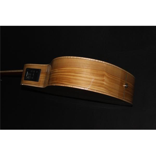 AAAA all Solid imported olive wood OM body custom guitar acoustic electric guitar