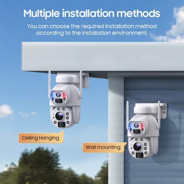 4G светодиодная солнечная камера Двойная линза с оптическим зумом 10X солнечная батарея PTZ камера Wifi Внешняя камера видеонаблюдения 6MP