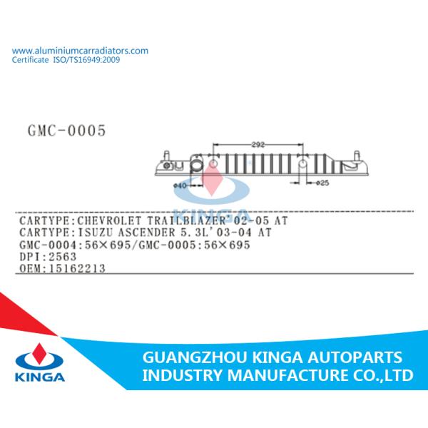 15162213 Repair Plastic Radiator Tank For GMC Chevrolet Trailblazer 02-05 AT