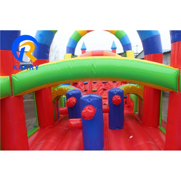 Customized Inflatable Comb Obstacle Course for Large Group Team Building Activities