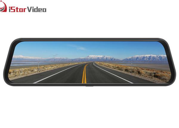 HD Anti Dazzling Full Screen Dash Cam 128GB 250mAH Car Mirror Camera Front And Back