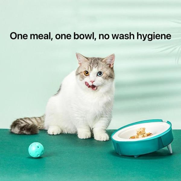 Customizable 220ml Biodegradable Disposable Tableware Bowl for Dogs Cats and Pets