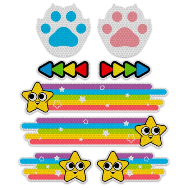 OEM 720 Dpi Car Reflective Sticker Decals Driver Safety Reminder For Truck