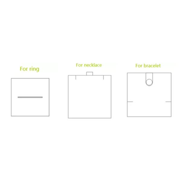 Paperboard Packaging Gift Box Set 157g  Necklace Bracelet Jewelry With Ribbon Closure
