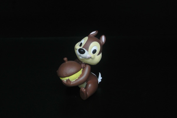 Kids Brown Plastic Squirrel Figurine With Disney Logo 80 - 90 Degree