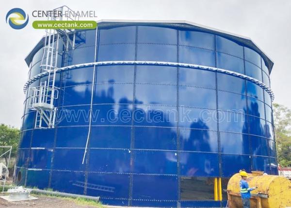 Tanques de armazenagem de água de resíduos de aço vidrado e esmaltado / tanque de água de 100 000 litros