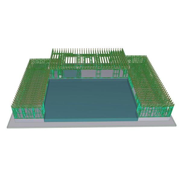 Environmentally Friendly Living In Luxury Villas 50mm ALC Panel Exterior Wall Cladding