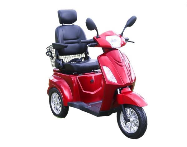 48V 500W 3 Wheel Electric Mobility Scooters With Seat TUV CE EMC Certificated