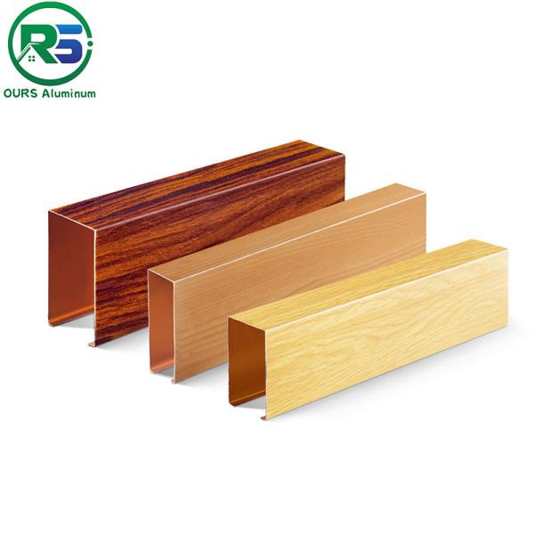 Panneau en aluminium de 10 mm en nid d'abeille en bois de grain de bois de remplissage acoustique