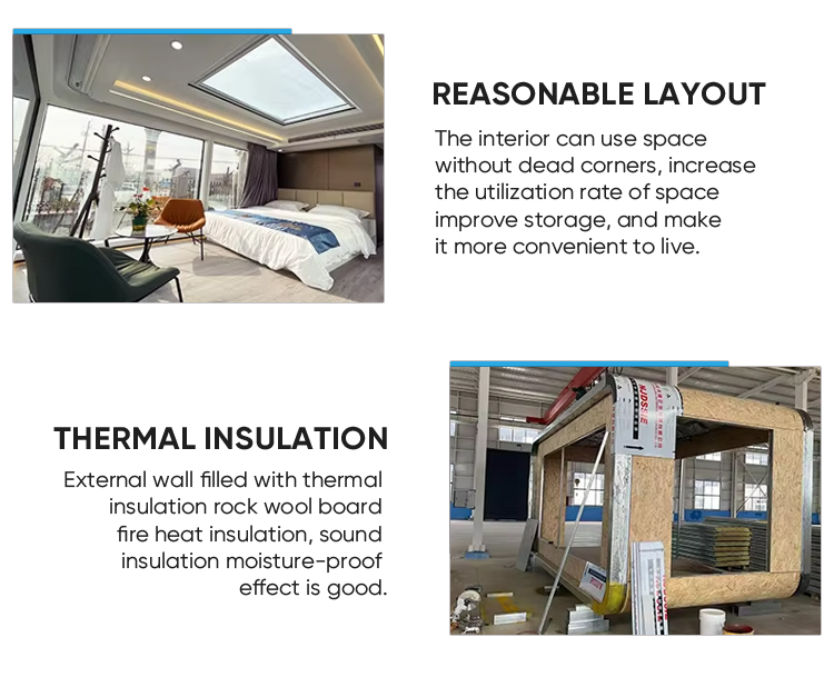 High Quality Prefabricated Office Cabin with Elegant Apple Design, Durable Unit for Commercial Professional Workspace